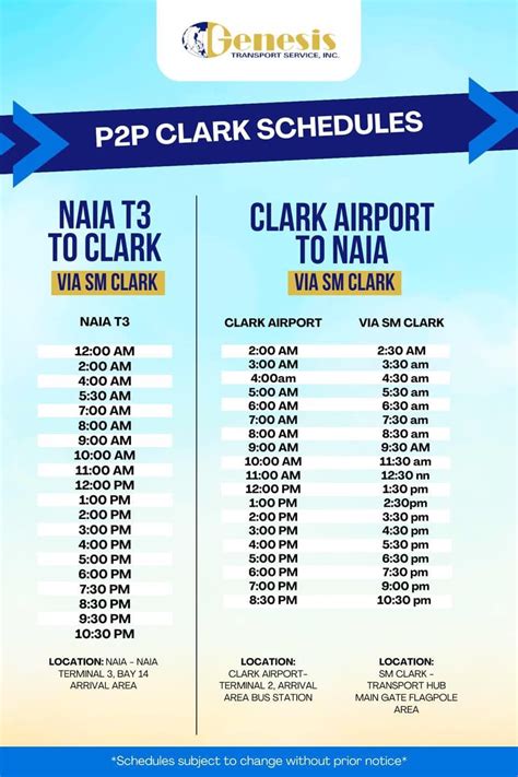 genesis bus terminal schedule|GENESIS Bus Schedule, Routes & Fare (with List of Terminals .